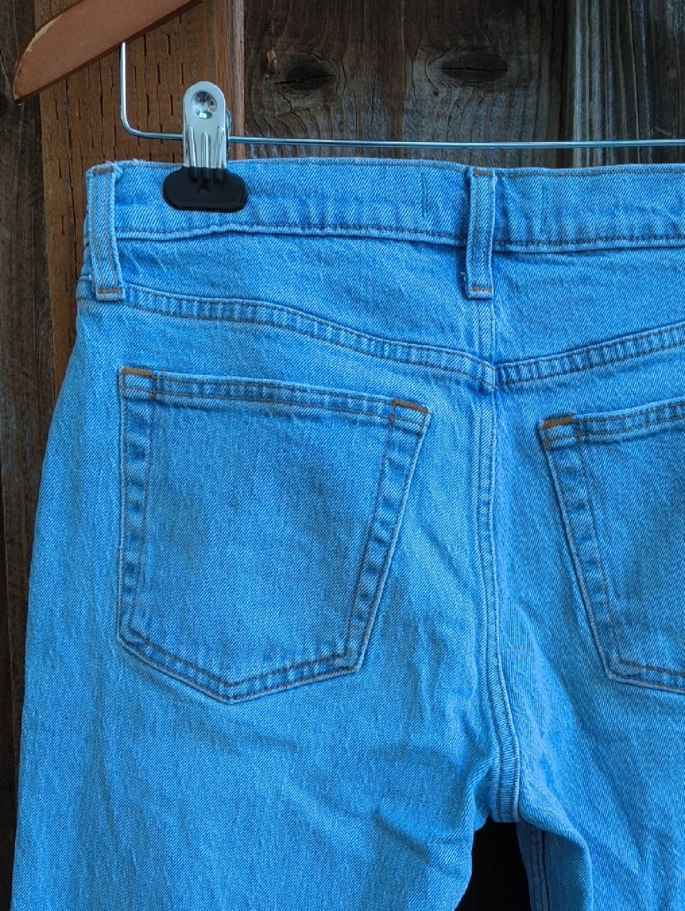 ABERCROMBIE & FITCH The Baggy Low Rise Jeans Short Inseam Size 26 - Picture 11 of 15